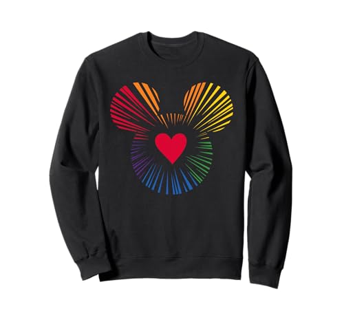 Sweat Mickey Mouse motif arc-en-ciel aux finitions soignées et coton doux