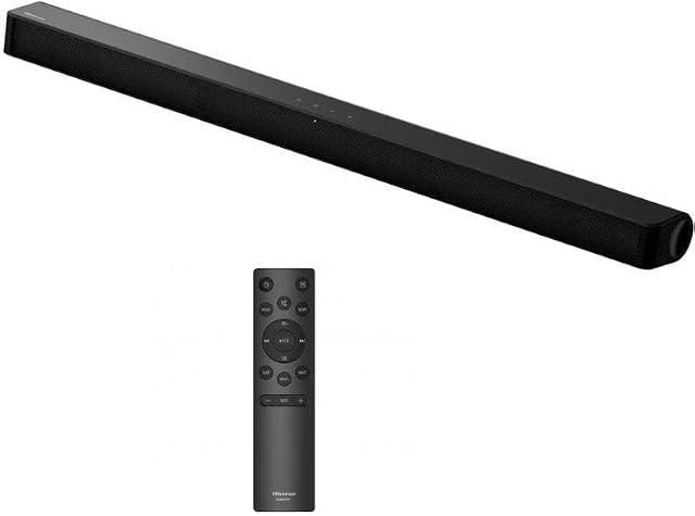 Hisense HS205G 2.0-kanałowy soundbar, 120 W, DTS Virtual: X, Bluetooth 5.0, HDMI Arc, USB, optyczny, korektor, możliwość montażu na ścianie, czarny