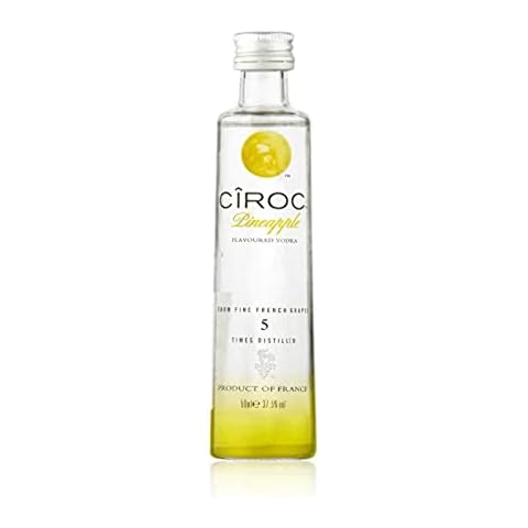 Ciroc Pineapple Flavoured Vodka Miniature - 5cl Single Bottle Cover