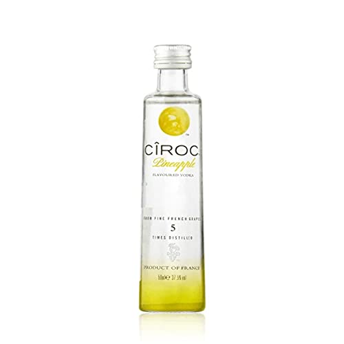 Ciroc Pineapple Flavoured Vodka Miniature - 5cl Single Bottle
