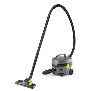 Karcher T 7/1 Classic Trockensauger, Vakuum: 23, 5 kPa, Nennleistung: 850 Watt, Behälter: 7 Liter, Saugschlauch: 2 m, inkl. Kombi-Bodendüse, Vliesfiltertüte, Permanent-Hauptfilterkorb
