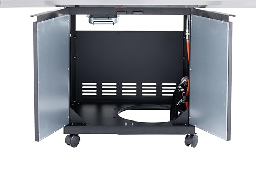 Foto von Tarrington House BBQ Gas-Grill PAXTON, 3-Brenner- mit Seitenbrenner, Grill Abdeckhaube und Warmhaltegitter. Stahl/Edelstahl/Gusseisen, schwarz, 11kg Gasflasche für Outdoor, Balkon, Camping