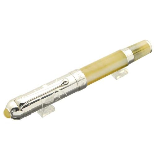 アウロラ AURORA 万年筆 Beatification ポウプ・シルバーキャップ 18K 952 シルバー ローマ教皇ヨハネ・パウロ2世 細字 F