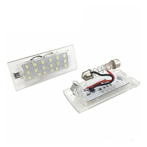 Luz LED de matrícula BMW X5 E53 1999-2003 X3 E83 03-10 blanca 2