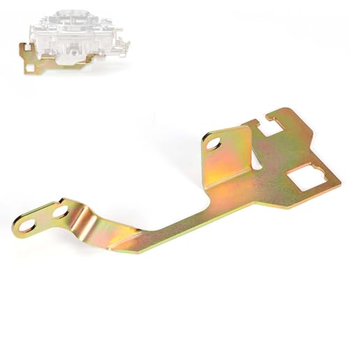 Throttle Cable Bracket and Kickdown Cable Bracket #157313 Compatible with Edelbrock Carburetor Performer for Thunder AVS for Quadrajet-style Carburetors Fits TH350 700-R4 and 200-4R Cables