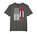 Car Enthusiast American Flag Piston Muscle Car T-Shirt
