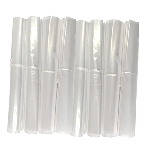 Happyyami 60Pcs Disposable Garment Covers for Dry Cleaning Plastic Clothing Bags Clothes Protector for Suits Coats and Dresses for Home and