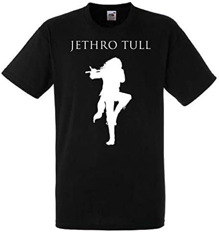 Jethro Tull Logo T-Shirt Rock tee Rock Band Shirt Black