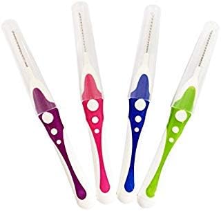 48 pcs (16pcs x 3 Packs) Orthodontic XL Size Interdental Brush, 4 Handle Colors, Clean Between Teeth and Braces, Flexible Handle and Durable Wire, Easy to Use and No Break (Value Pack)