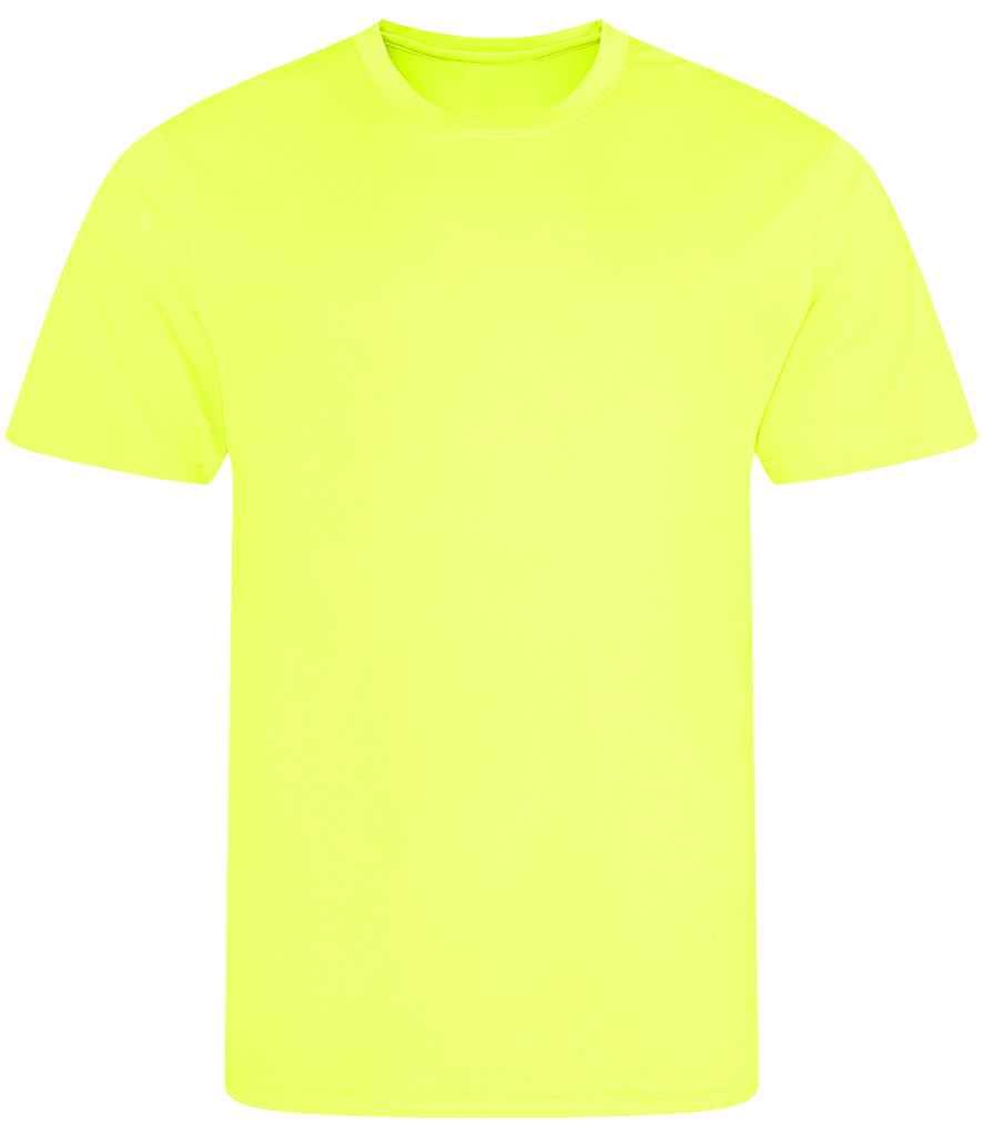 NGWorld Men's Relaxed Fit Crew Neck High Performing Cool T-Shirt - Electric Yellow - 2XL