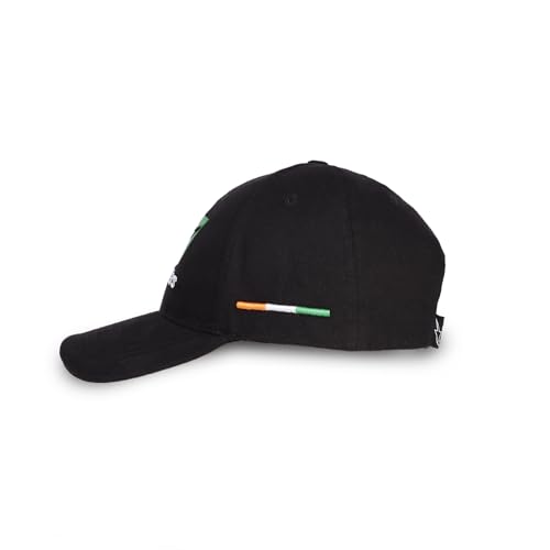 Image of TVS Racing x Alpinestars Cap � 100% Cotton Twill, Breathable & Skin-Friendly Fabric, 6-Panel Design, Adjustable Metal Buckle Closure, Flexible Peak for Sunshade, and Embroidered Branding