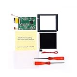 HISPEEDIDO 32 Logo Color Adjustable GBP Q5 IPS Larger Screen LCD Display Build in OSD FRM for GBP Retro Pixel Screen Kits, Need to Trimmed The Original Shell