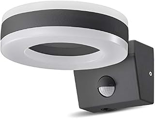 Maclean MCE365 lampa ścienna LED z czujnikiem ruchu PIR 20 W 1700 lm czujnik zmierzchu zewnętrzna lampa ścienna oświetlenie wewnętrzne/zewnętrzne IP65 4000 K neutralna biel