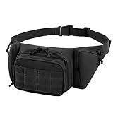 Adiwo Sac Tactique Ceinture, Sac Etanche Réglable Ceinture, Nylon Sacoche Ceintures Concep...