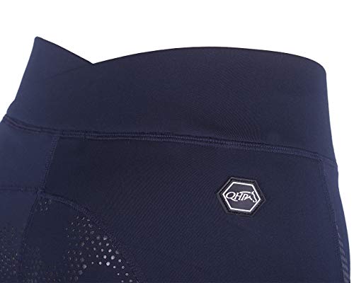 Pantalon d'équitation pull-on Raquel bleu marine QHP finitions soignées