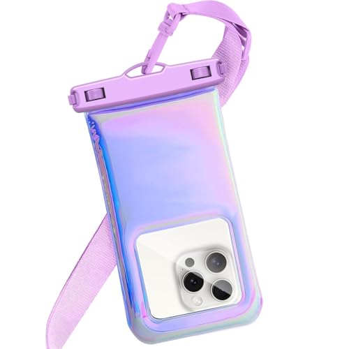 Floatable Waterproof Phone Pouch with Crossbody Lanyard