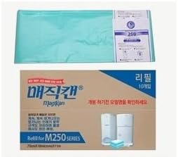 Miniatura 2 de Magikan Bote de basura para el hogar y la oficina 250A 16L blanco (repuesto 250R 10B (10 hojas))