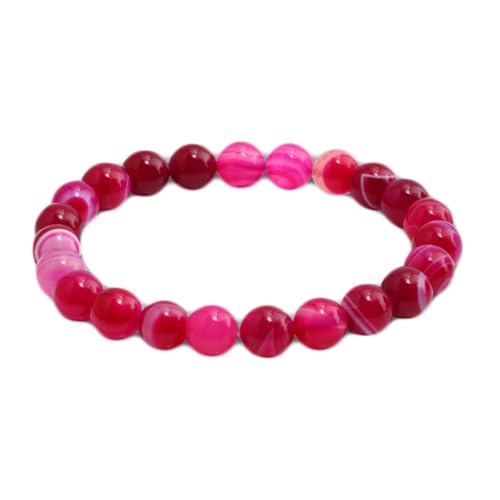 Bracelet d'amitié perles rouges extensible qui s'ajuste à tout poignet