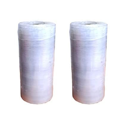 TECHTEST Biodegradable Packing Material Roll I 70 Micron I 6 Inch (150 mm) I 350 Meters Length Per Roll I Pack of 2, Stretch Film Packing Rolls, Wrapping roll (B0CTCDM1MQ) Amazon Price History, Amazon Price Tracker