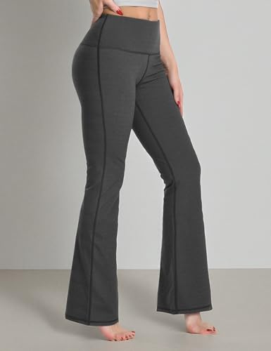 Image of BUBBLELIME 29 inch /31 inch /33 inch /35 inch /37 inch 3 Styles Women's High Waist Bootcut Yoga Pants Basic /Side Pockets Tummy Control Workout Flared
