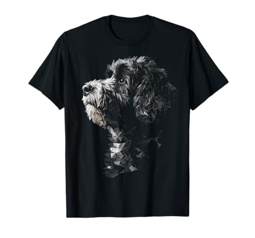 Portuguese Water Dog Graphic Pet Artwork Portuguese Water T-Shirt