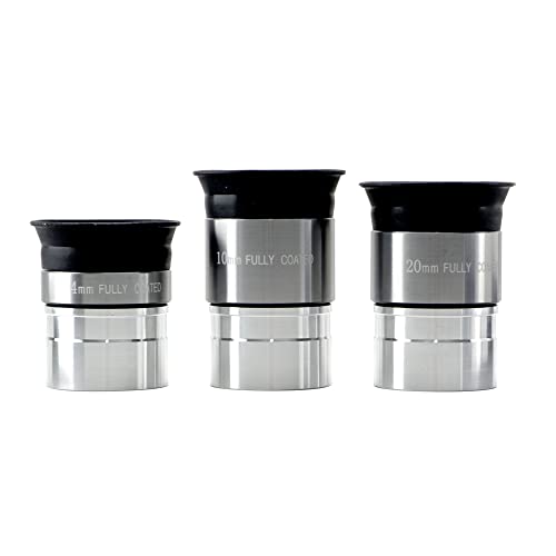 image for Starboosa Eyepiece Set for Telescope - Multi-coated Optical Lens - 1.2