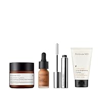 Perricone MD Essential Set| Best-Selling Face Finishing and Firming Tinted Moisturiser SPF 30, Bronzer and Mascara with Brightening Cleanser Travel Size | Natural Look Routine | Worth £143