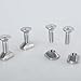 4Pcs Hydrofoil Mounting T-Nut 8mm/6mm Mounting T-Nut and Screws Surfing Accessories for Surfing Most Hydrofoil Tracks