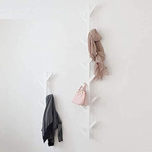 Perchero de pared tipo árbol de madera maciza para decorar el dormitorio 3