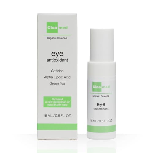 Image of Cicamed Eye Cream for Dark Circles and Puffiness - Under Eye Cream with Caffeine, Green Tea, Q10 & Vitamin E - Firming Eye Serum for Fine Lines and Wrinkles - Made in Sweden – 15 ml