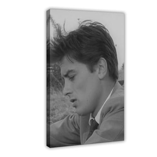 FKBALCZ Alain Delon in L'eclisse (1962) Movie 3 Canvas Poster Bedroom Decor Landscape Office Room Decor Gift 08x12inch(20x30cm)