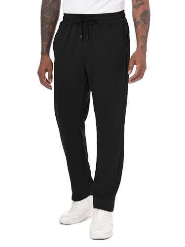 Yageshark Jogginghose Herren Baumwolle mit Stretch Atmungsaktive Sporthose Freizeithose Herren Lang Jogger Trainingshose mit Taschen