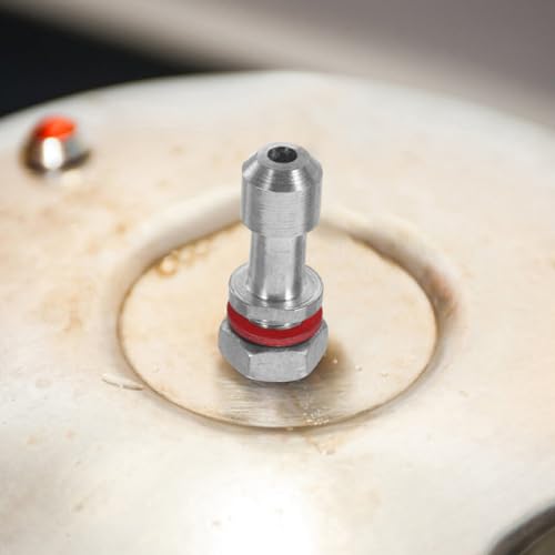 8 piezas de tubos de ventilación para olla a presión de aluminio, repuestos fáciles de limpiar y operar, ligeros y accesorios para utensilios de cocina, compatibles con ollas a presión miniatura 5