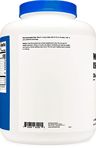 Nutricost Whey Protein Isolate (Unflavored) 5LBS - Image 4