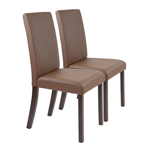 Albatros Gastronomie Stühle Acrobat 2-er Set, braun, Robust und extrem belastbar bis 200 kg, Massivholz mit patentierter Ausgleichs-Konstruktion