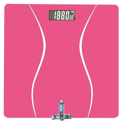 Scale for Body Weight, Digital Bathroom Scale, Weight Scales for People,Body Scale,Pink,Max:400LB/180KG,2 Weighing Units: LB/KG