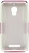Eagle Cell Alcatel One Touch Fierce Hybrid TPU Mesh Case - Retail Packaging - White/Hot Pink