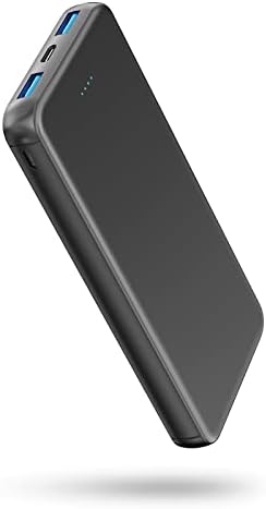 VANYUST Portable Charger, 10000mAh 5V/3A Power Bank, USB-C in&Out Fast Charging Battery Pack, External Powerbank Compatible with iPhone 16 15 14 13 12 Samsung S22 S21 Google iPad etc (Orange)