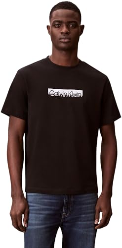 Calvin Klein 20s EU Wholesale Sportswear GRAP Lv04lf812g T-Shirts Graphiques, Black (Black), M Homme