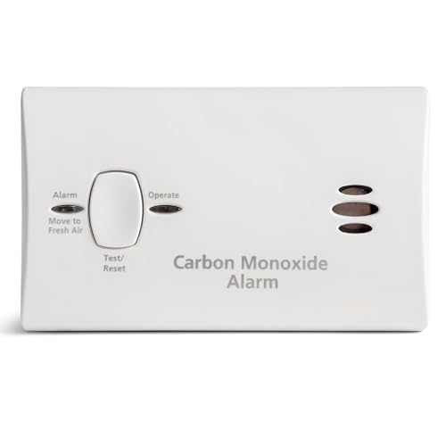 Kidde LP2 Battery Operated Carbon Monoxide Detector Alarm | Model KN-COB-B-LPM, 6-Pack, White, 6 Pack