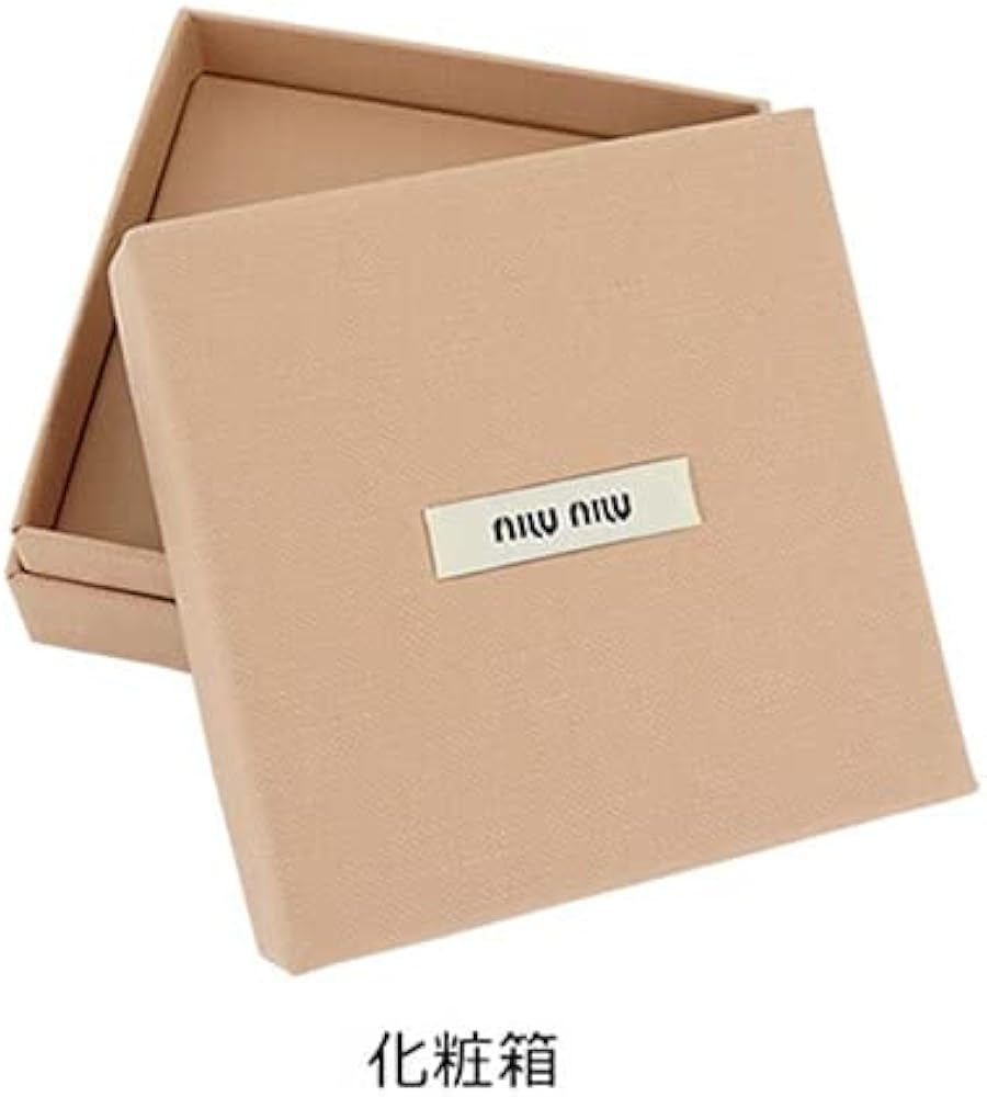 Amazon | [ミュウミュウ] レディース 2つ折り財布 サイフ MATELASSE