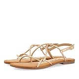 Temporada Primavera- Verano GIOSEPPO Dulac, Sandalias Planas Mujer, Oro Rosado, 37 EU