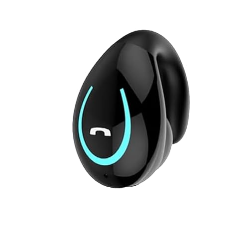GiDaCom AURICOLARE BLUETOOTH 5.0 PREMIUM - resistente all'acqua, 10mm bass, 20H autonomia, design mini iperleggero, orecchio libero - per sport, lavoro, e musica!