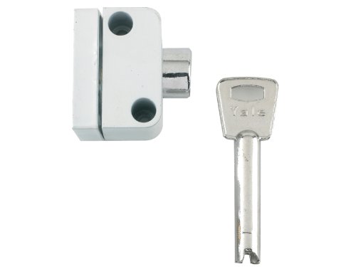Image of Yale Locks 8K102 Push Button Window Lock White Finish Visi Pack