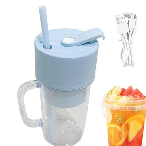 Fresh Juice - Licuadora portátil rápida de 400 ml, licuadora de tamaño Personal para Batidos, licuadora de de Frutas, licuadora para Batidos y Batidos, licuadora de Fresco de Mano