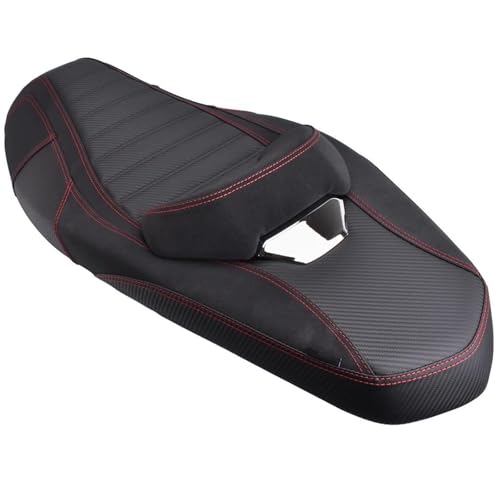 Housse de selle pour ADV 160 monobloc rouge protège les sièges avant et passager