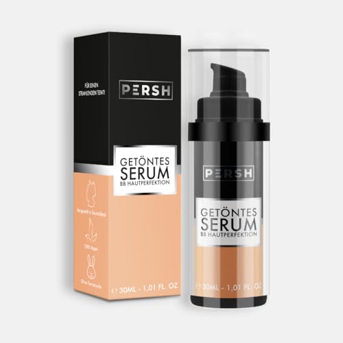 PERSH Getöntes Serum - BB Hautperfektion | Intensive Pflege und leichte Tönung | Vegan, ohne Tierversuche