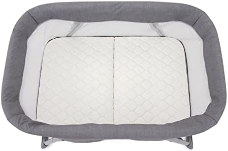 Graco Side-By-Side Bedside Bassinet/Crib, Pearl