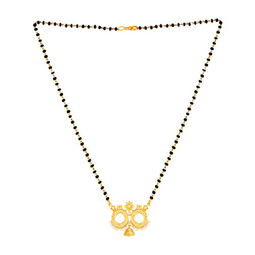 Mayur Floral Inspired Motifs Mangalsutra, Elegant Design