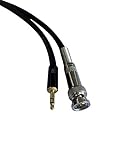 3 feet 75ohm BNC Male to 3.5mm Male RF Coaxial Power Audio and Video Cable RG58 1M